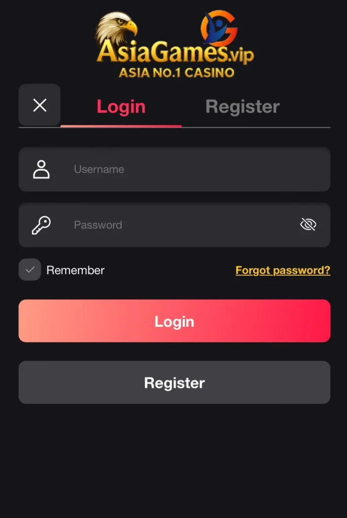 Asia Game Login
